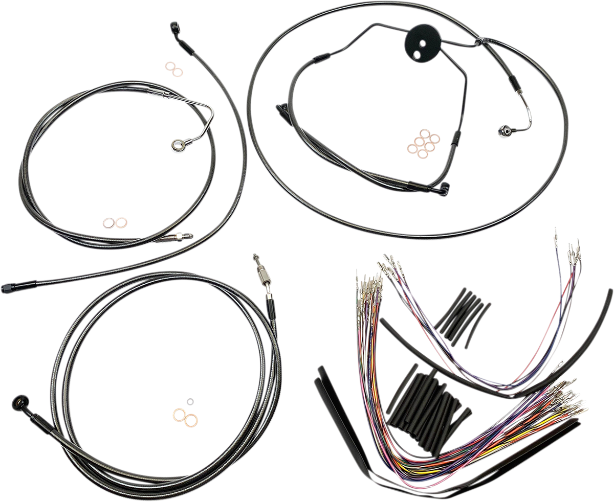 MAGNUM SHIELDING Black Pearl™ Designer Handlebar Installation Kit - 12"-14" - '08-'12 CVO/Screaming Eagle 487001