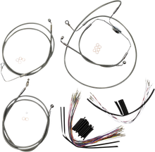 MAGNUM SHIELDING XR Handlebar Installation Kit - 15"-17" Ape Hangers - '08-'12 SE - Stainless Steel 589002