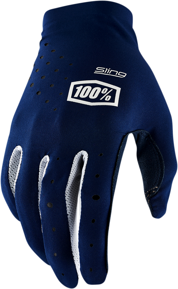 100% Sling MX Gloves - Navy - Small 10023-00010