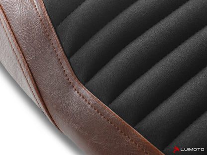 LUIMOTO (Vintage Classic) Rider Seat Cover for the HUSQVARNA VITPILEN 401 (2020+)
