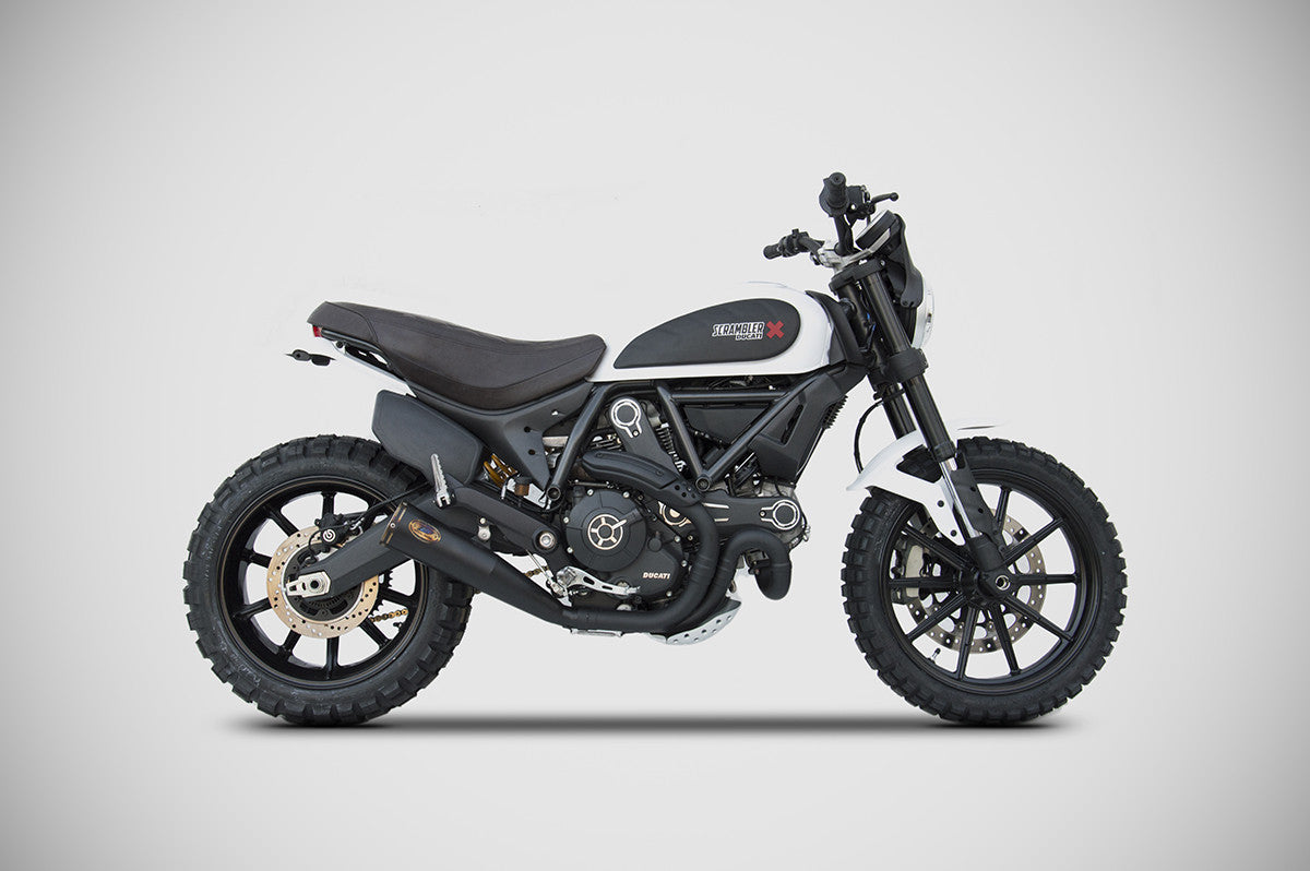 ZARD ZUMA Slip-on Exhaust for Ducati Scrambler (15-20)