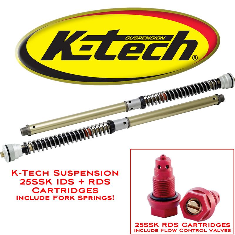K-Tech Suspension 25SSK RDS Fork Cartridge for the Suzuki GSX-R 1000 '07-08