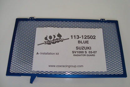 Cox Racing Radiator Guards for the Suzuki SV 1000 (03-07)