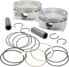 S&S CYCLE Piston Kit - For 106" Big Bore Kit - 3.927" - +0.010" 106-4416