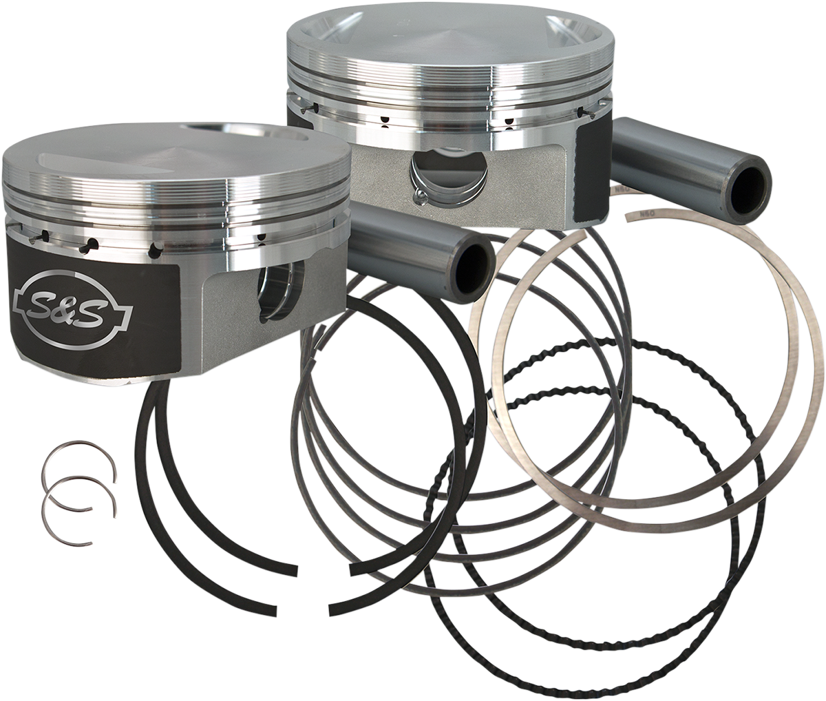S&S CYCLE Piston Kit - 3.5625" - 1250cc Big Bore - 10.3:1 CR - XL 920-0070