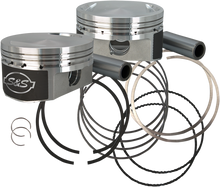 S&S CYCLE Piston Kit - 3.5625" - 1250cc Big Bore - 10.3:1 CR - XL 920-0070