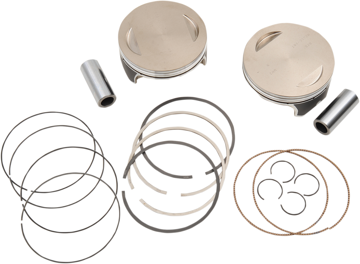 S&S CYCLE Piston Kit - For Hot Set Up Kits® - 4.125" +0.020" - 111"/117"/124" Engine 106-3964A