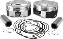 S&S CYCLE High Compression Piston Kit - +0.010" - 110" Twin Cam CVO Motor 920-0115