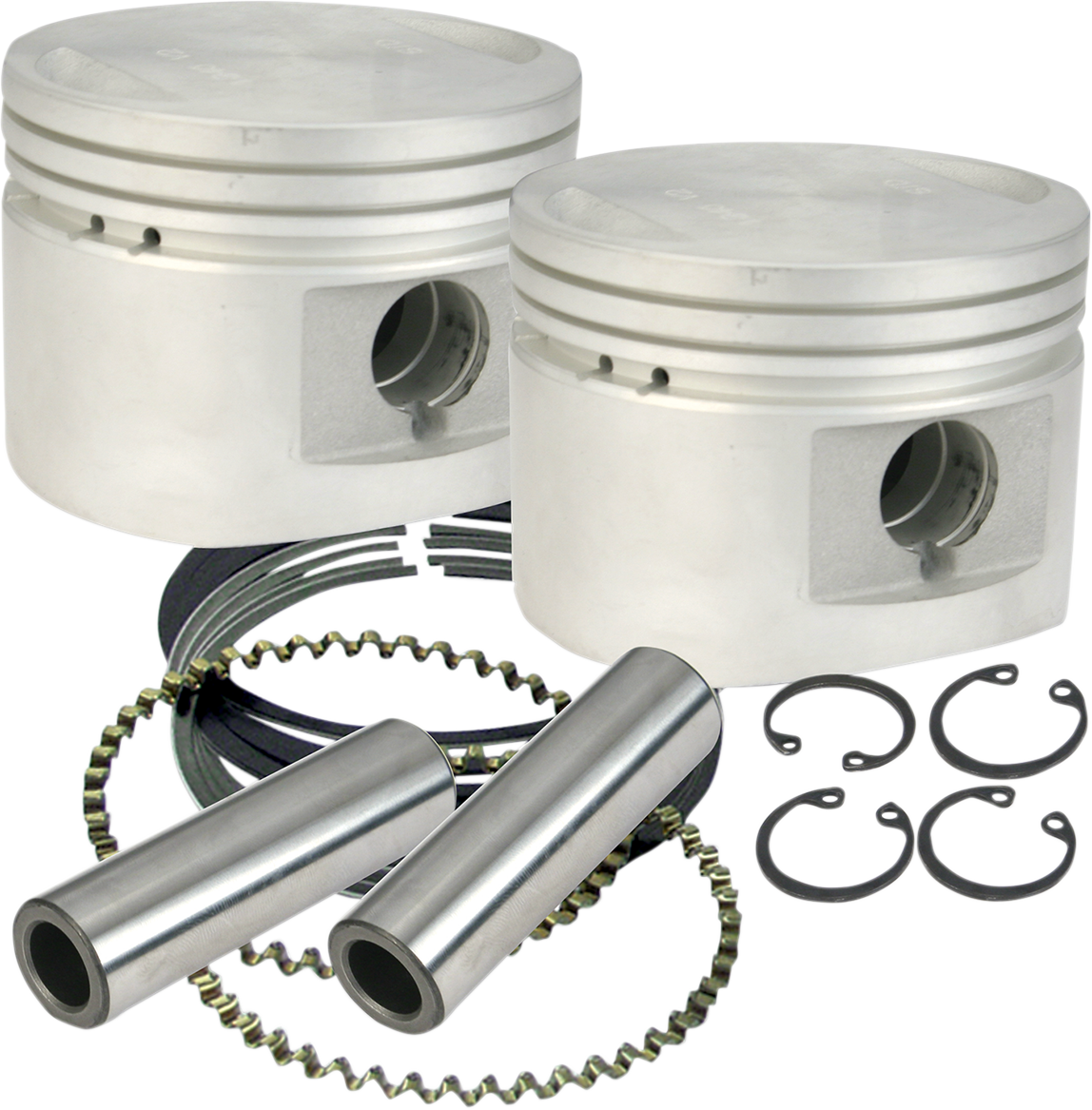S&S CYCLE Piston Kit - For 80" Stock or S&S Heads - 3.500" - +0.020" 920-0027