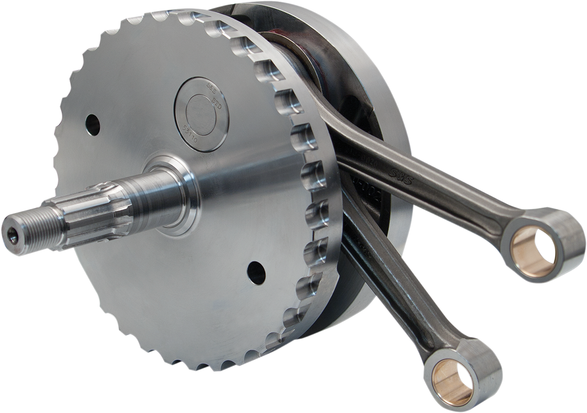 S&S CYCLE Flywheel Assembly - 4-5/8" - w/o Sprocket Bearing Race - Twin Cam w/124" S&S Motor '07-'17 320-0464