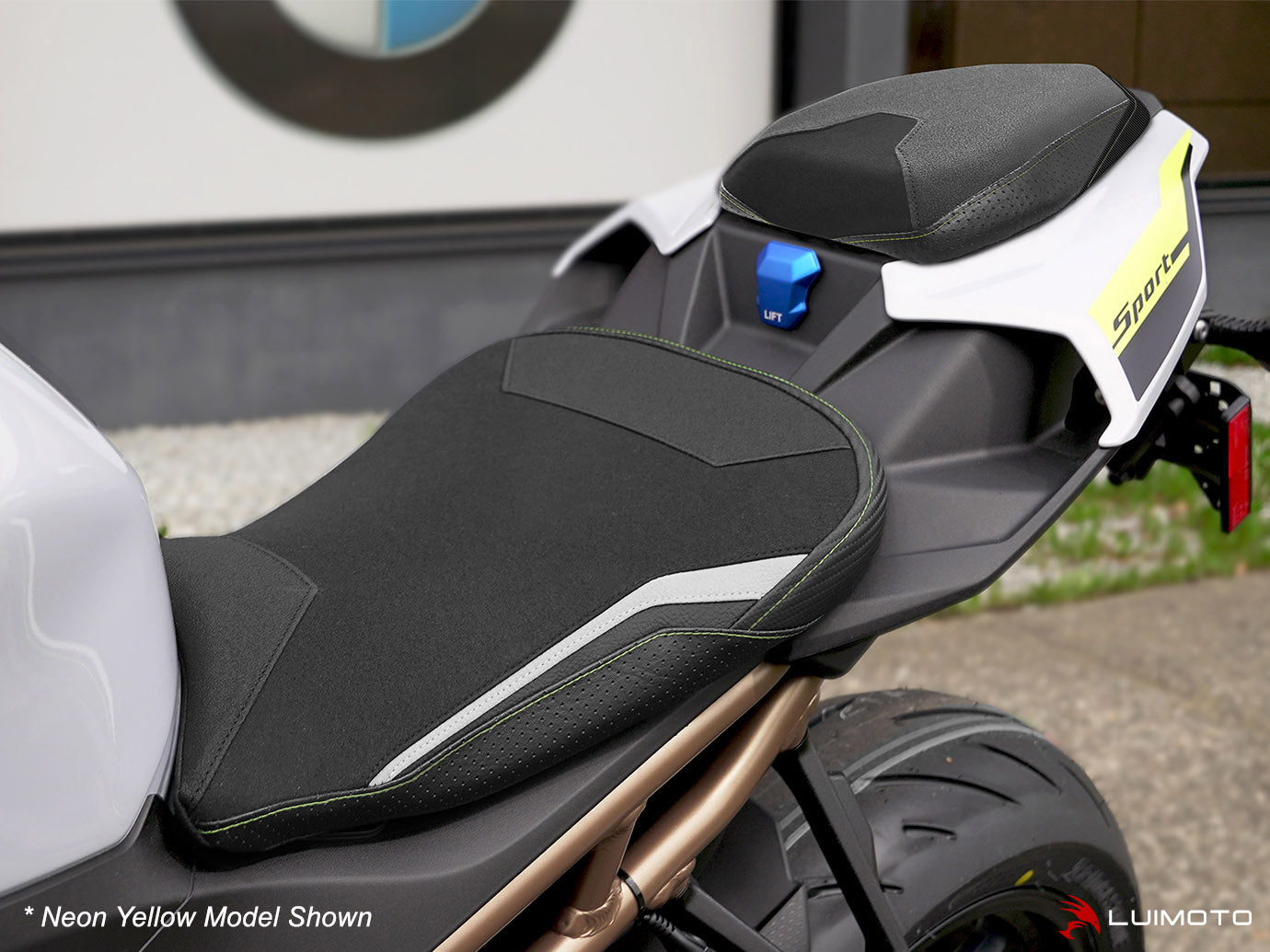 LUIMOTO (Motorsports) Passenger Seat Covers for the BMW S1000R (2021+)