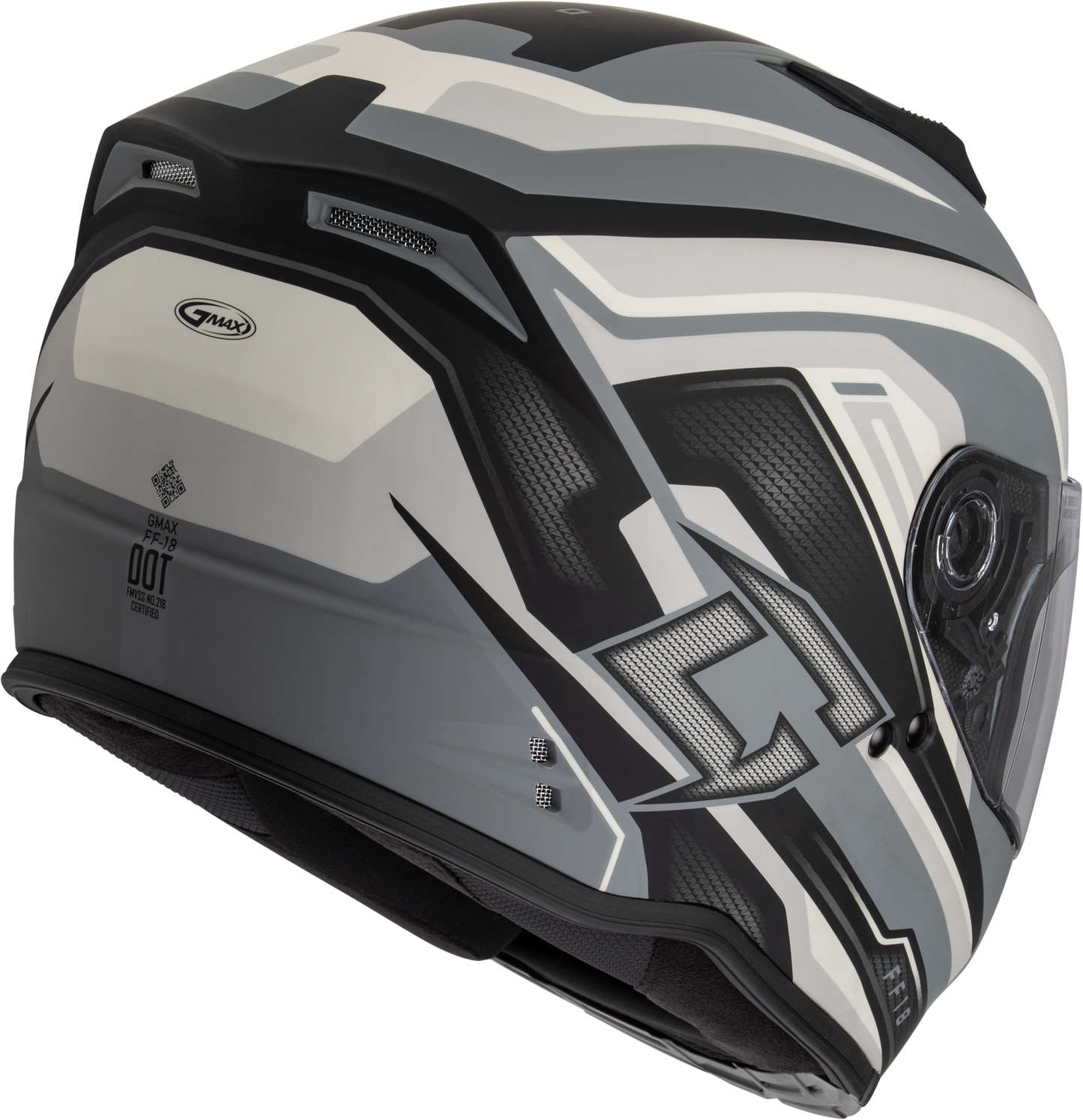 Ff 18 Drift Helmet Matte Grey/Silver/Black Xl