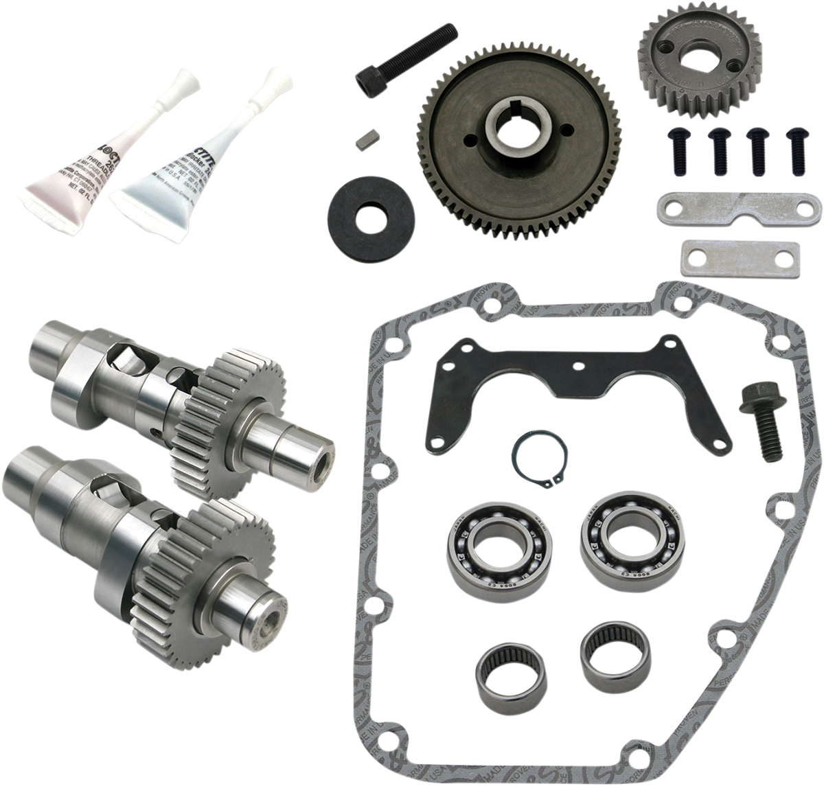 S&S CYCLE Camshaft - Easy Start - 635 H.O. Gear Drive - Twin Cam '99-'06 (except '06 Dyna) 330-0438