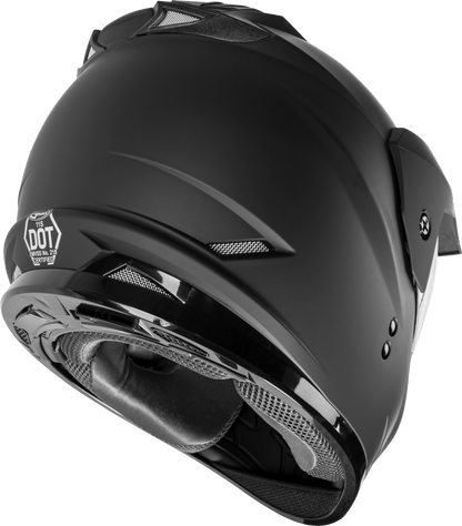 Gm 11 Dual Sport Helmet Matte Black  Md
