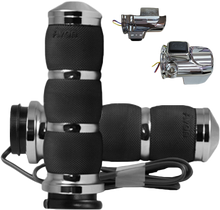 Air Cushion Heated Black Twist Grip