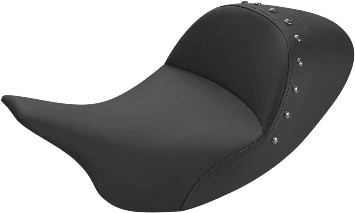 SADDLEMEN Solo Seat - Low - Studded - FL '08-'24 808-07B-0039L