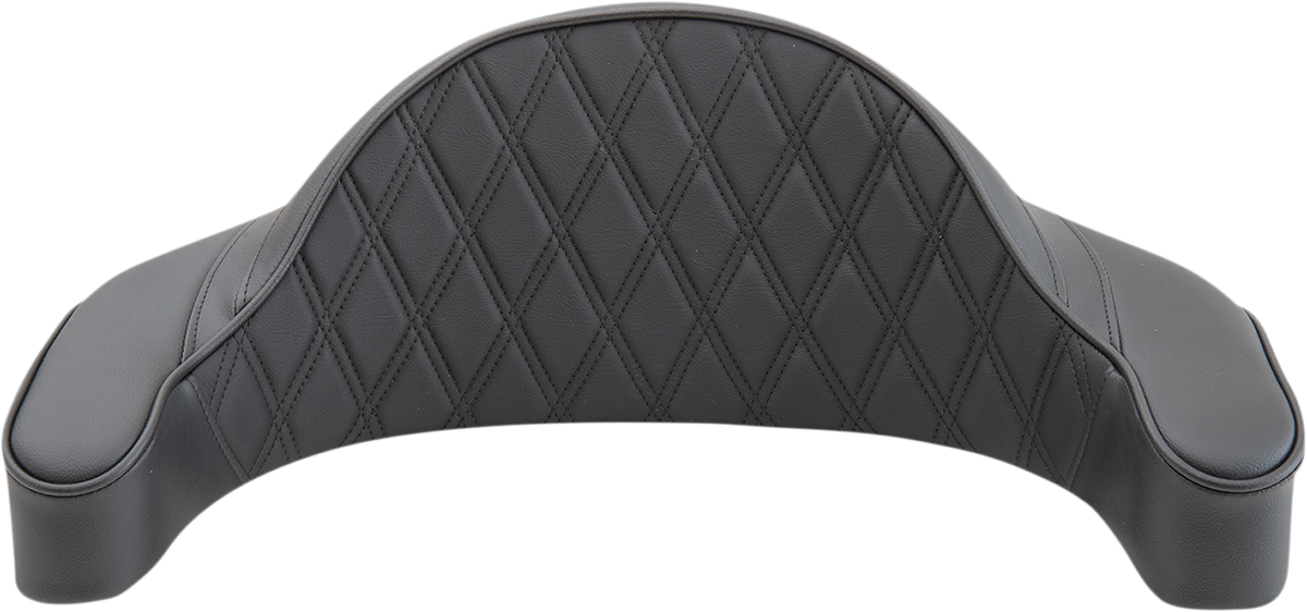 DRAG SPECIALTIES SEATS King-Pak Pad - Double Diamond - Black Thread - Road King '94-'13 0822-0435