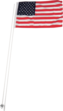 ATLANTIS Flag Pole and Mount - With 12' X 19" Flag - U.S.A. - 5 Pack A90065