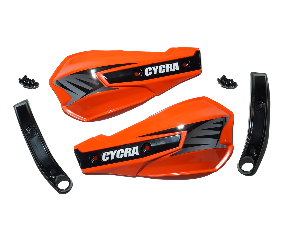 Vortex Handshields W/Abrasion Guards   Orange