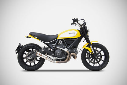 ZARD ZUMA Slip-on Exhaust for Ducati Scrambler (15-20)
