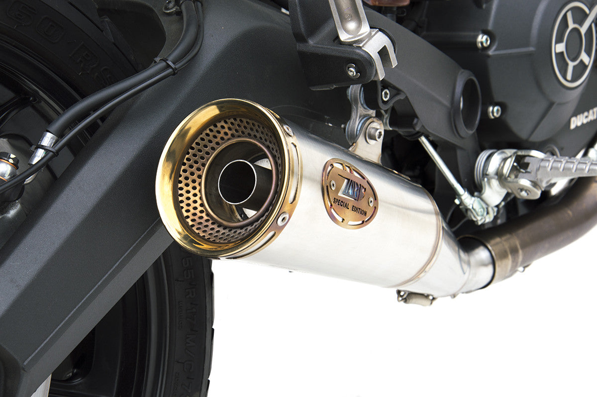 ZARD ZUMA Slip-on Exhaust for Ducati Scrambler (15-20)