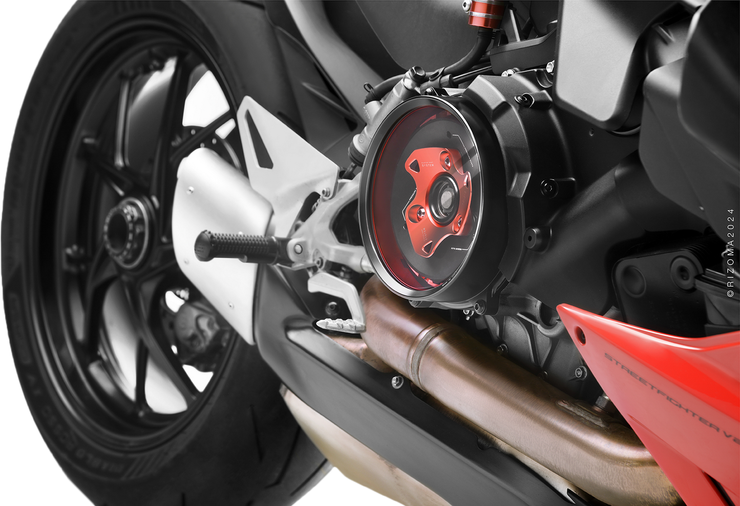 Clutch Cover Red Duc V2