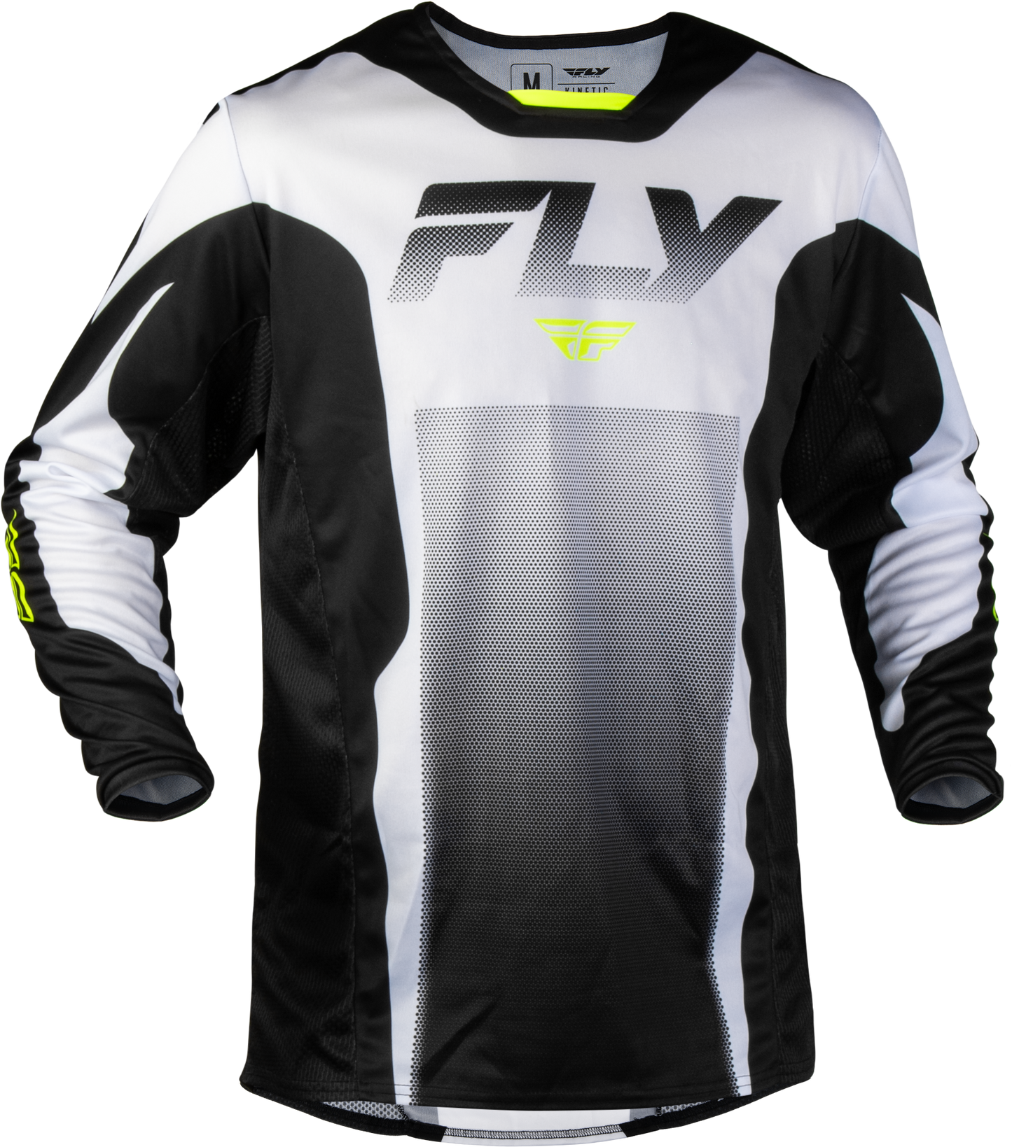 Kinetic Fade Jersey White/Black/Hi Vis Md