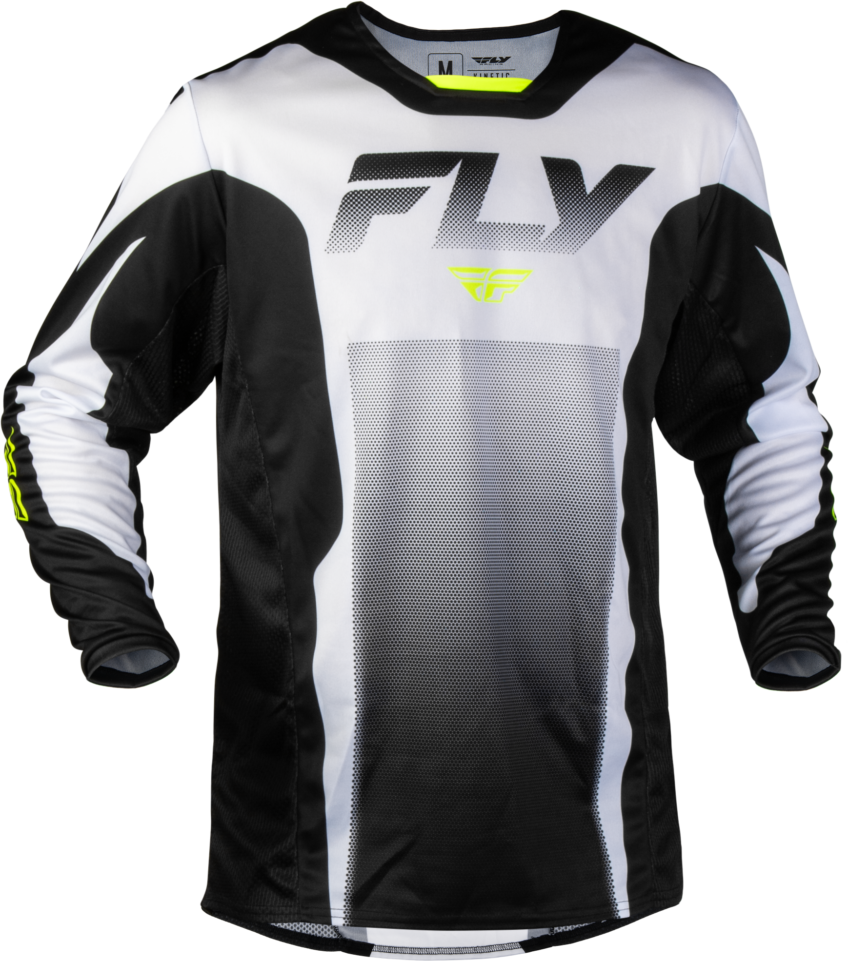 Kinetic Fade Jersey White/Black/Hi Vis Md