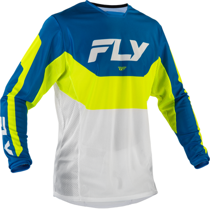 Kinetic Mesh Jersey Blue/White/Hi Vis Md
