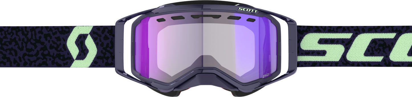 Prospect Snwcrss Ls Goggle Drk Prpl/Mnt Grn Blue Chrome