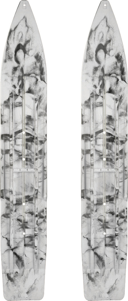 Pr/ Sly Dog Powderhound Ski 7" White/Black Swirl