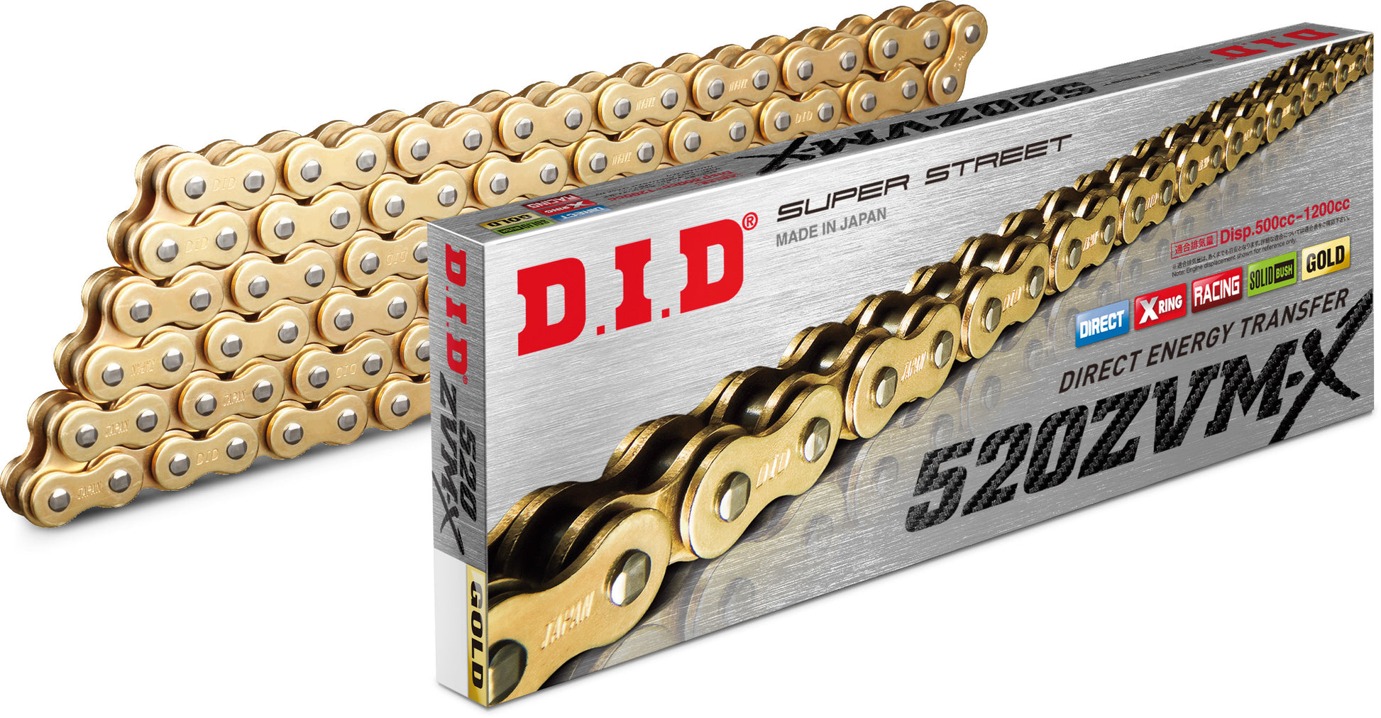 Super Street 520zvmxg 110l X Ring Zvmx Series Gold
