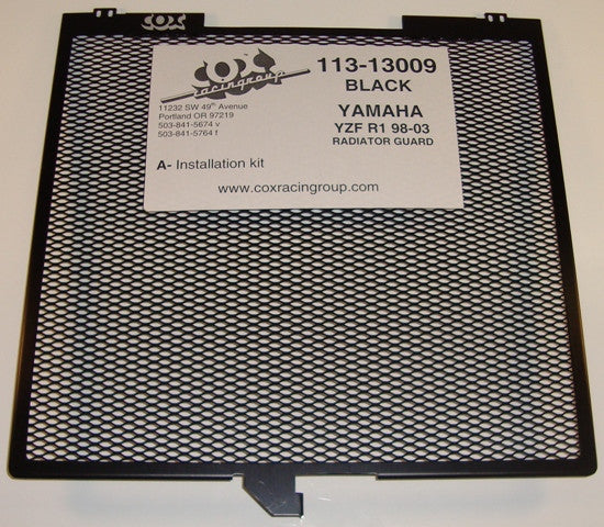Cox Racing Radiator Guards for the Yamaha YZF R1 (98-03)