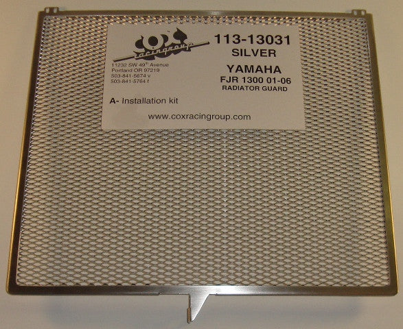 Cox Racing Radiator Guards for the Yamaha FJR 1300 (01-05)