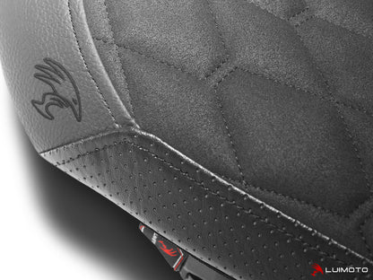 LUIMOTO (Hex-Diamond) Rider Seat Cover for the HARLEY DAVIDSON Sportster S 1250 (2021+)