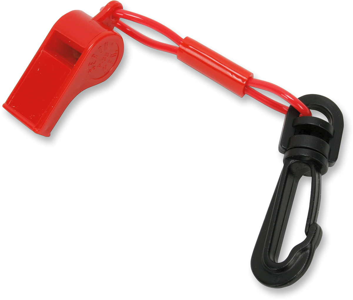 ATLANTIS Whistle with Clip - Red A2701C