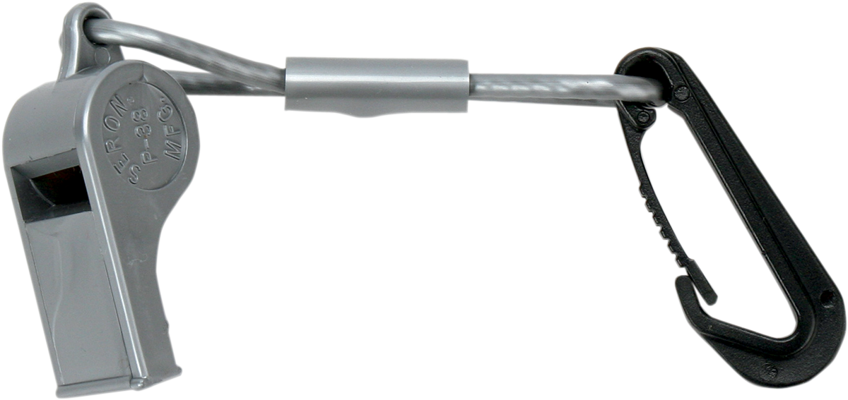 ATLANTIS Whistle with Clip - Grey A2709C