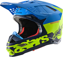 S.Tech S M8 Radium Helmet Aqua/Yellow Fluo/Navy Md