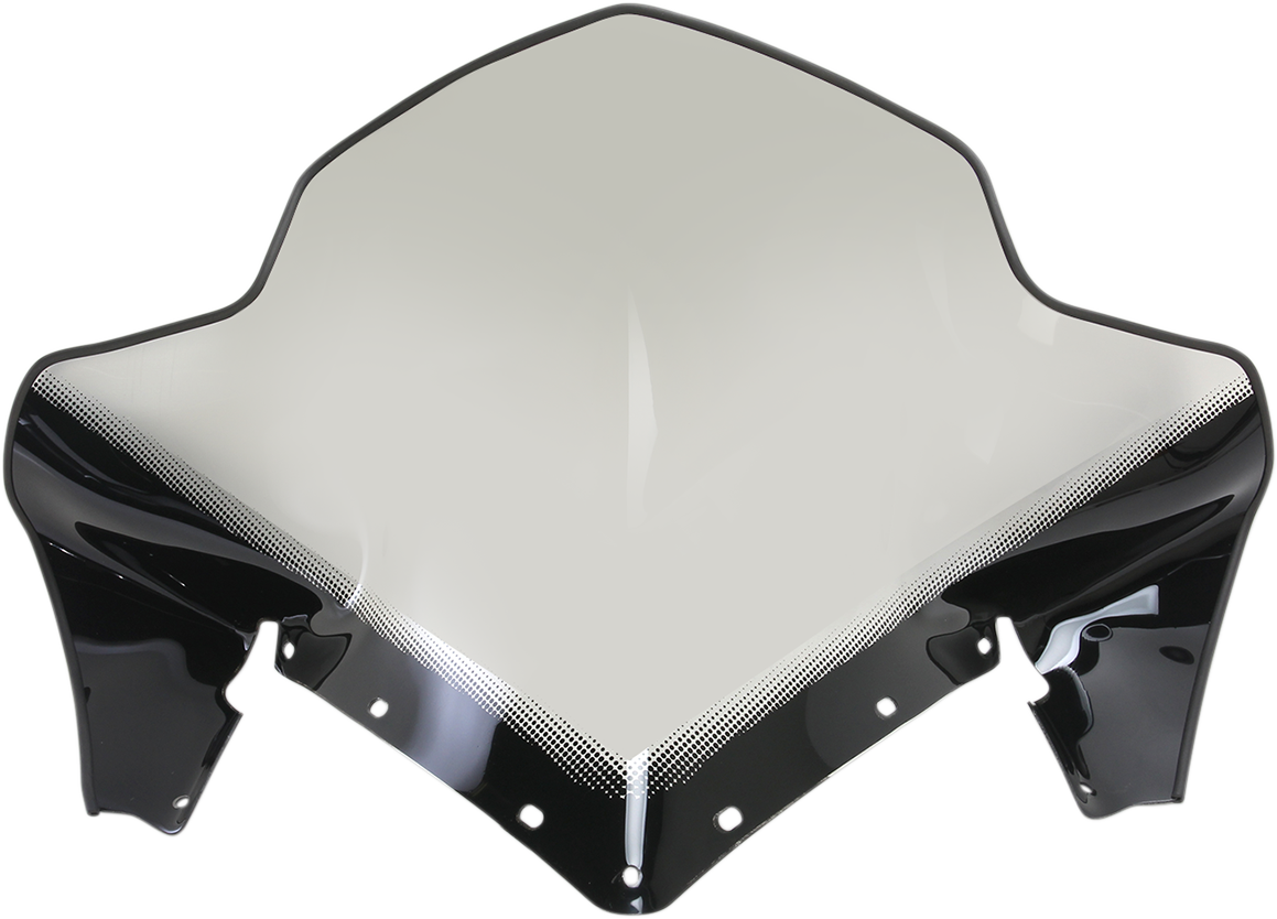 SNO STUFF Windshield - 18" - Smoke/Black - Polaris 450-263