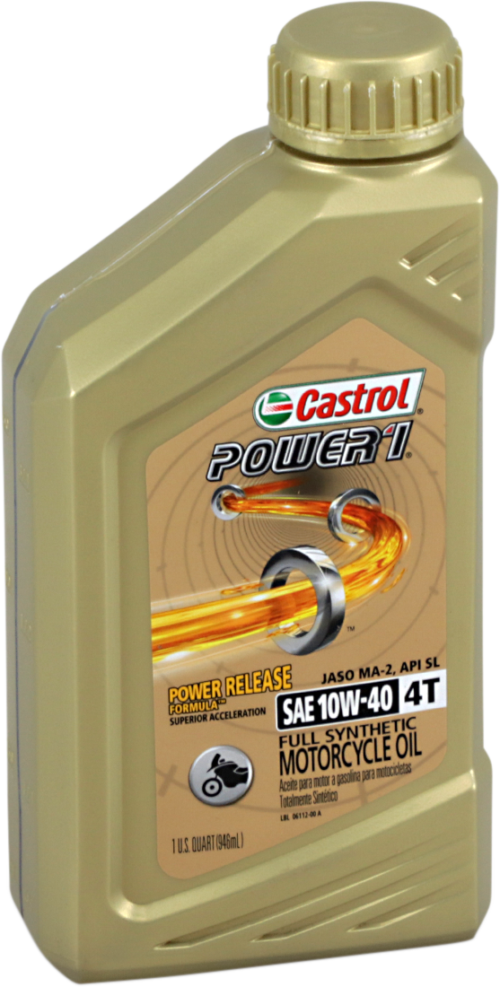 CASTROL Power 1® Synthetic Engine Oil - 10W-40 - 1 US quart 15D1C9