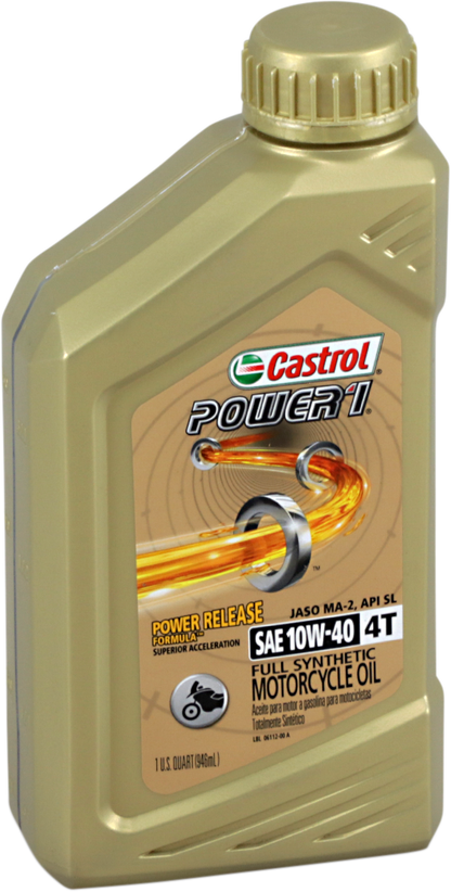 CASTROL Power 1® Synthetic Engine Oil - 10W-40 - 1 US quart 15D1C9