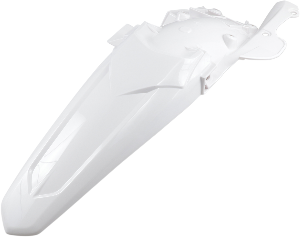 CYCRA Powerflow Rear Fender - White - Yamaha - YZ '18-'24 1CYC-1515-42