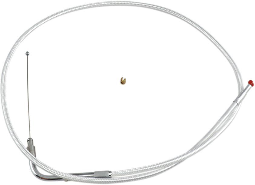 BARNETT Platinum Series Throttle Cable - +6" - Dyna/Softail/FXR 106-30-30015-06
