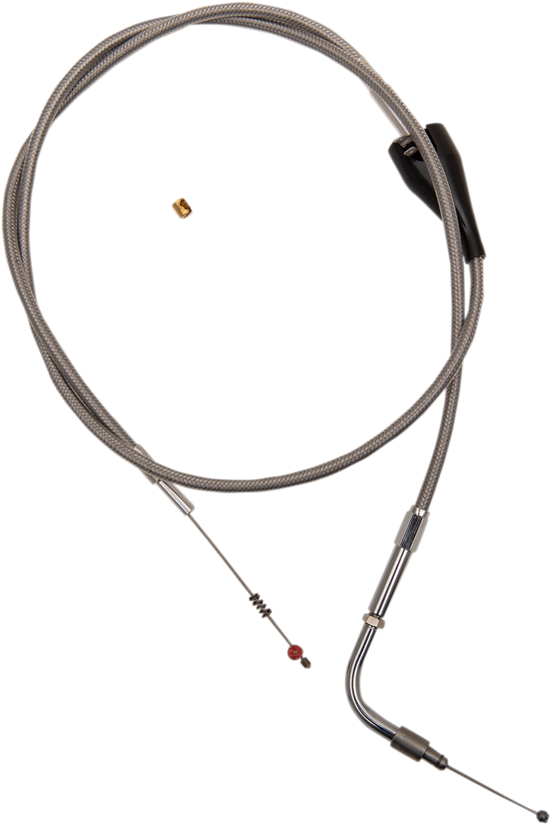 BARNETT Stainless Steel Idle Cable - Cruise - +3" - '02-'07 FLH 102-30-41001-03