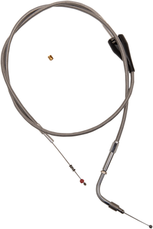 BARNETT Stainless Steel Idle Cable - Cruise - +3" - '02-'07 FLH 102-30-41001-03