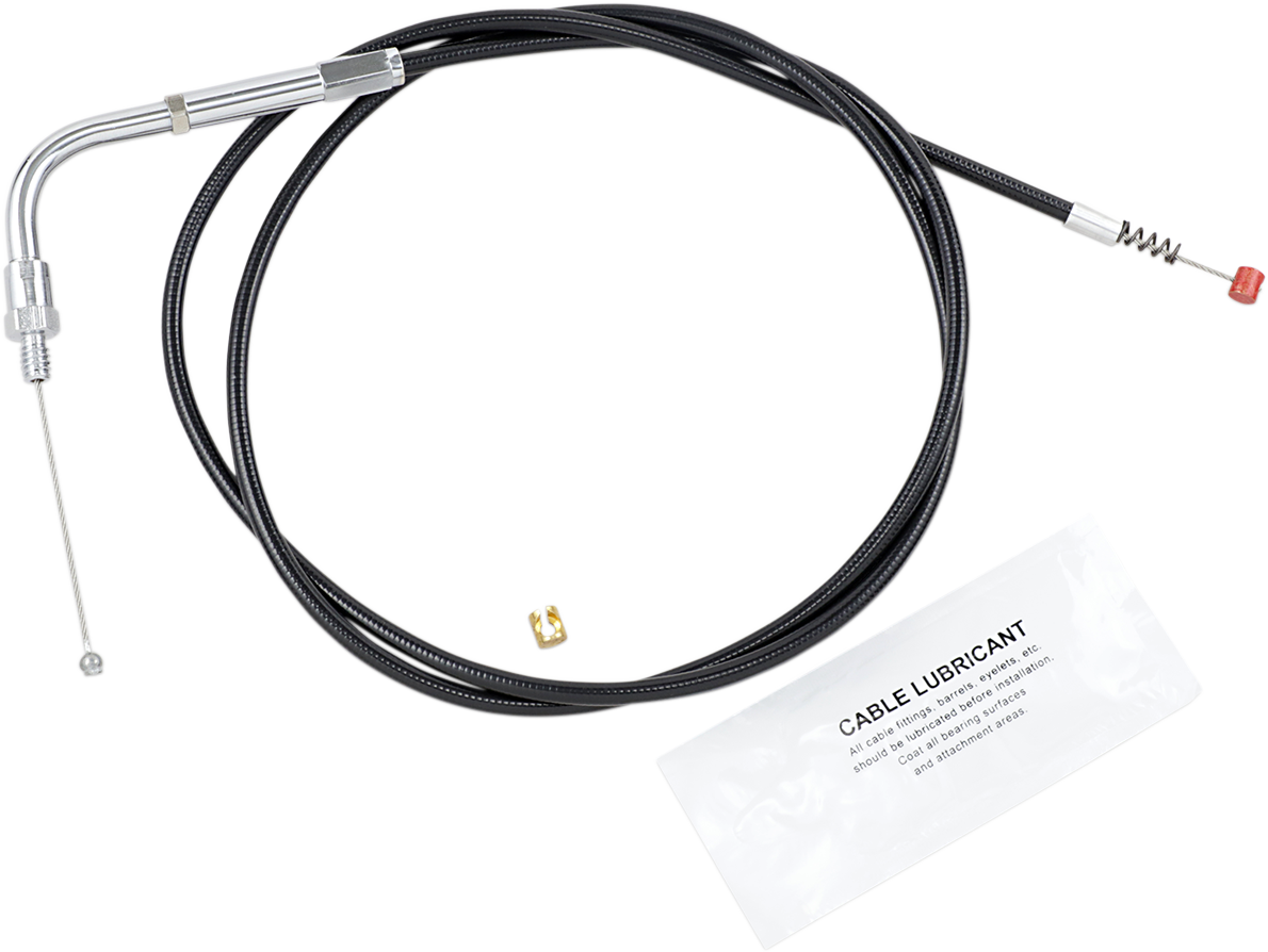 BARNETT Black Vinyl Idle Cable - +6" Size - 41" Length 101-30-40011-06