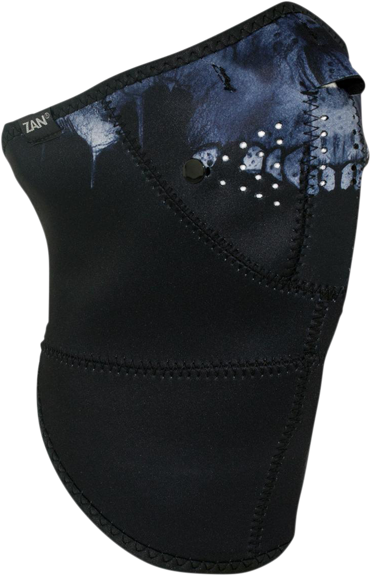 ZAN HEADGEAR 3-Panel Neo-X Neoprene Face Mask - Midnight Skull WNX417H3