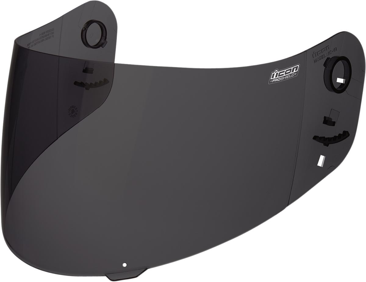 ICON Proshield™ Shield - Airframe/Alliance/Alliance GT™ - Dark Smoke 0130-0389