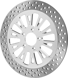 13" Front Brake Rotor 2.22" Id Chrome Carrier
