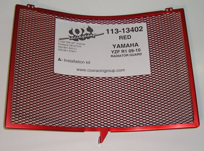 Cox Racing Radiator Guards for the Yamaha YZF-R1 (09-14)